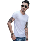 Herren Sommer T-Shirt aus Bambusfaser Vorderansicht leicht und atmungsaktiv