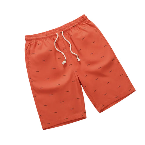 Rückansicht der Herren Sommer Shorts aus Baumwolle