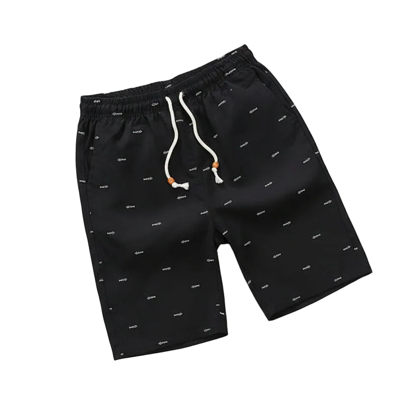 Herren Baumwoll Strandshorts Vorderansicht leicht und bequem