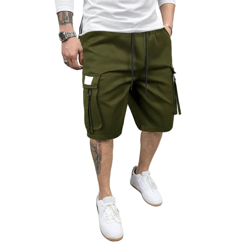 Herren koreanische Sommer Shorts Vorderansicht im Straight Fit