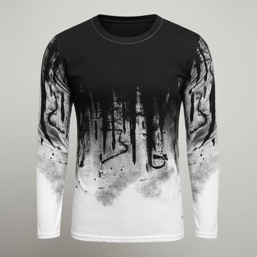 Herren T-Shirt mit Print – Lässiges Grafik Kurzarm Baumwollshirt