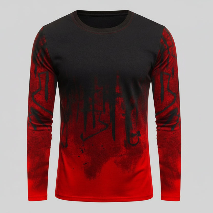 Herren T-Shirt mit Print – Lässiges Grafik Kurzarm Baumwollshirt